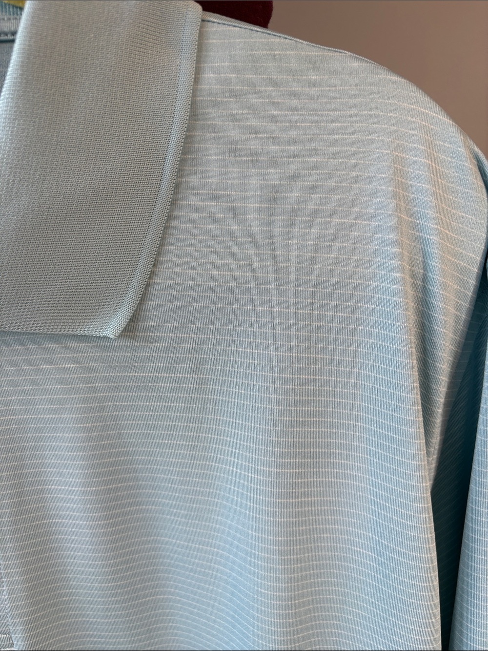 Croft & Barrow Men’s Pale Blue Short-Sleeve Polo - Picture 4 of 6